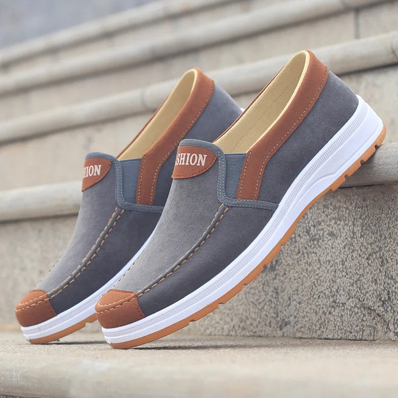 Men's Casual Sneakers Summer Breathable Canvas Lightweight Soft Sole Affordable Free Shipping Shoes
