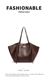 Lightweight Large Capacity 2025 New Bat-Shaped High Street Handbag European and American Style Trendy Single Shoulder Crossbody