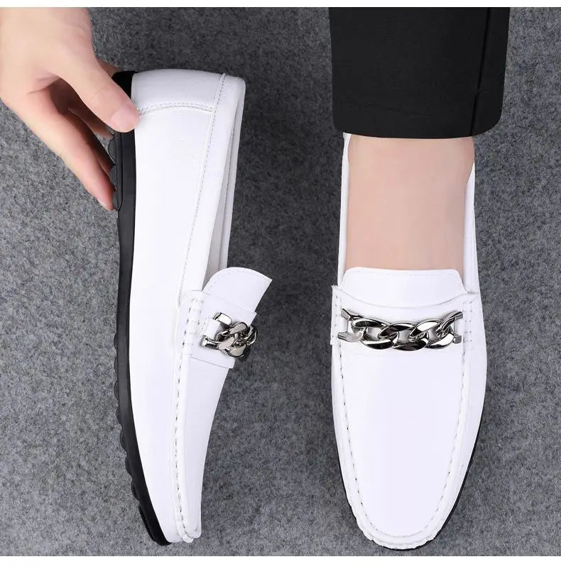 Simple Atmosphere, Non-Slip and Wear-Resistant, High-Quality Lazy One-Pedal, Light and Breathable Loafers