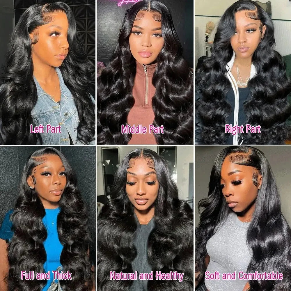 13x4 HD Lace Frontal Wig 13x4 Lace Front Human Hair Wigs For Black Women Body Wave Lace Front Wig Brazilian Hair Wig