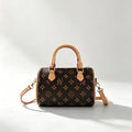 Old Money Vintage All-over Print Boston Bag Lightweight Geometric Top Handle Bag Crossbody Bag Daily Commuting Shoulder Bag