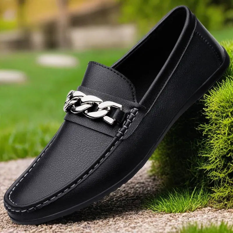 Simple Atmosphere, Non-Slip and Wear-Resistant, High-Quality Lazy One-Pedal, Light and Breathable Loafers