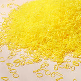 500/1000/2000pcs Girls Colourful Disposable Rubber Band Hair Ties Headband Children Ponytail Holder Bands Kids Hair Accessories