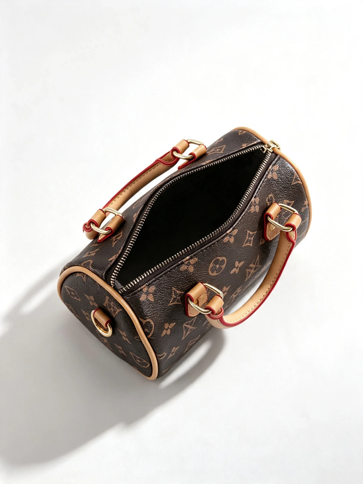 Old Money Vintage All-over Print Boston Bag Lightweight Geometric Top Handle Bag Crossbody Bag Daily Commuting Shoulder Bag