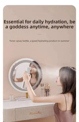 High Pressure Continuous Spray Bottle Hair Care Makeup Water Replenishing Spray Bottle Separate Bottle Press Mist Spray Bottle