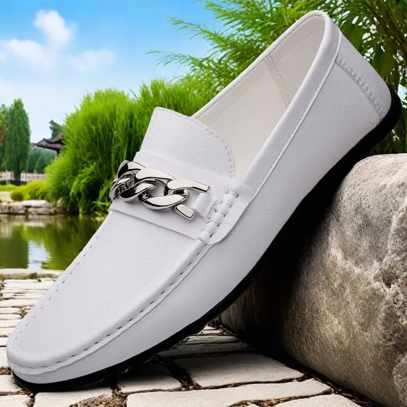 Simple Atmosphere, Non-Slip and Wear-Resistant, High-Quality Lazy One-Pedal, Light and Breathable Loafers