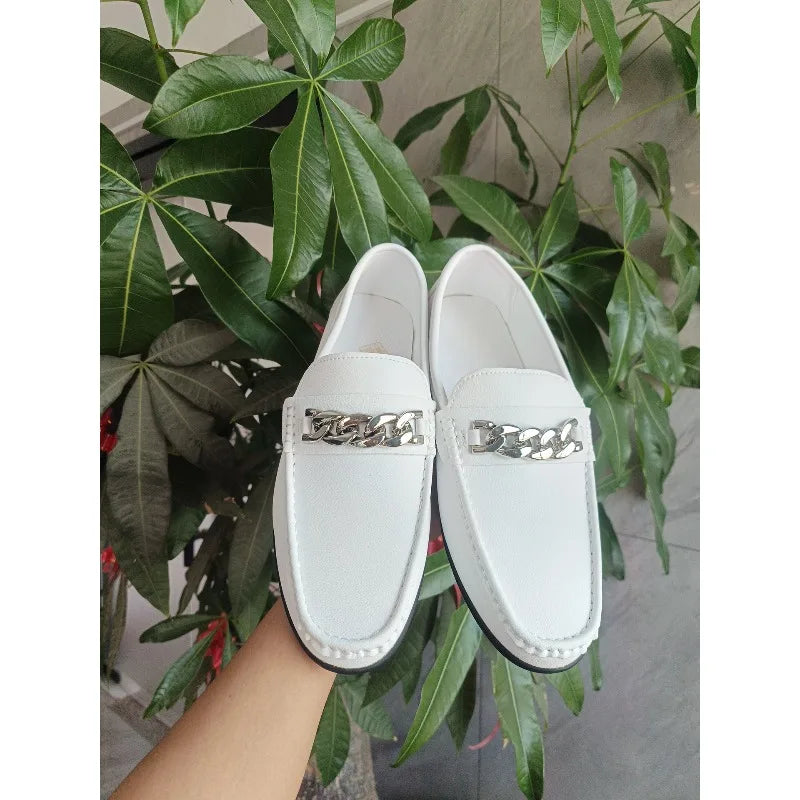 Simple Atmosphere, Non-Slip and Wear-Resistant, High-Quality Lazy One-Pedal, Light and Breathable Loafers