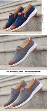 Men's Casual Sneakers Summer Breathable Canvas Lightweight Soft Sole Affordable Free Shipping Shoes