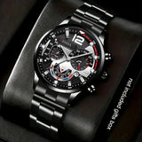 Fashionable Men's Watches, Luxurious Quartz Watches, Calendar Clocks, Men's Business Leisure Watches