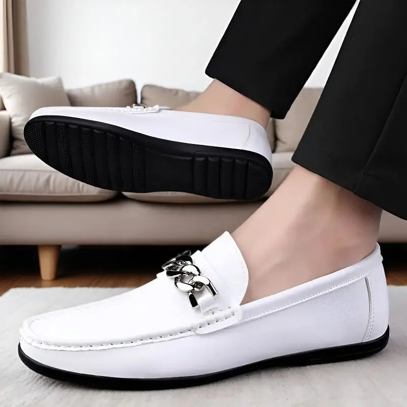 Simple Atmosphere, Non-Slip and Wear-Resistant, High-Quality Lazy One-Pedal, Light and Breathable Loafers