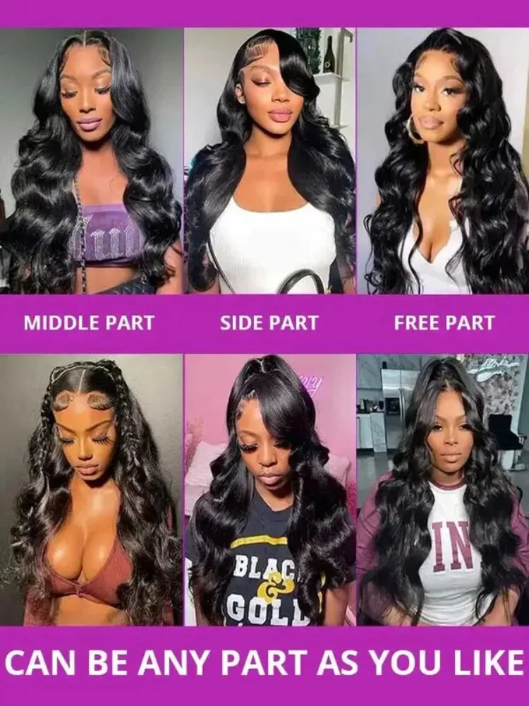13x4 HD Lace Frontal Wig 13x4 Lace Front Human Hair Wigs For Black Women Body Wave Lace Front Wig Brazilian Hair Wig