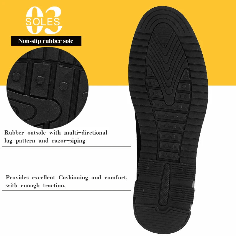 Men's Low Top Loafers Black Yellow Grey Brown Slip On Non Slip Sole Lightweight Comfortable Daily Shoes
