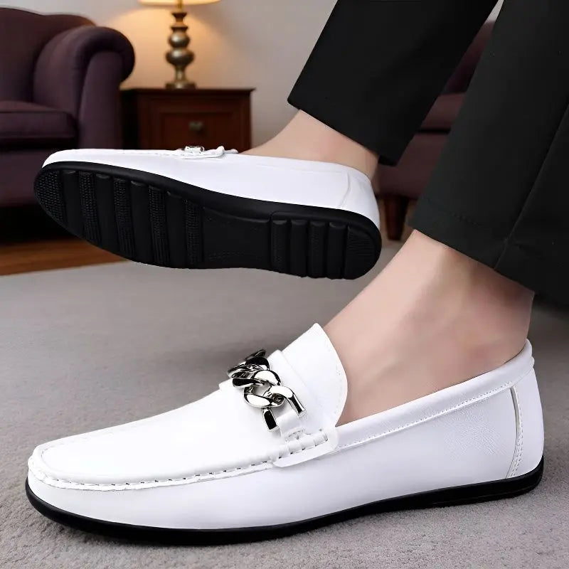 Simple Atmosphere, Non-Slip and Wear-Resistant, High-Quality Lazy One-Pedal, Light and Breathable Loafers