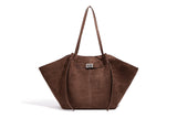 Lightweight Large Capacity 2025 New Bat-Shaped High Street Handbag European and American Style Trendy Single Shoulder Crossbody