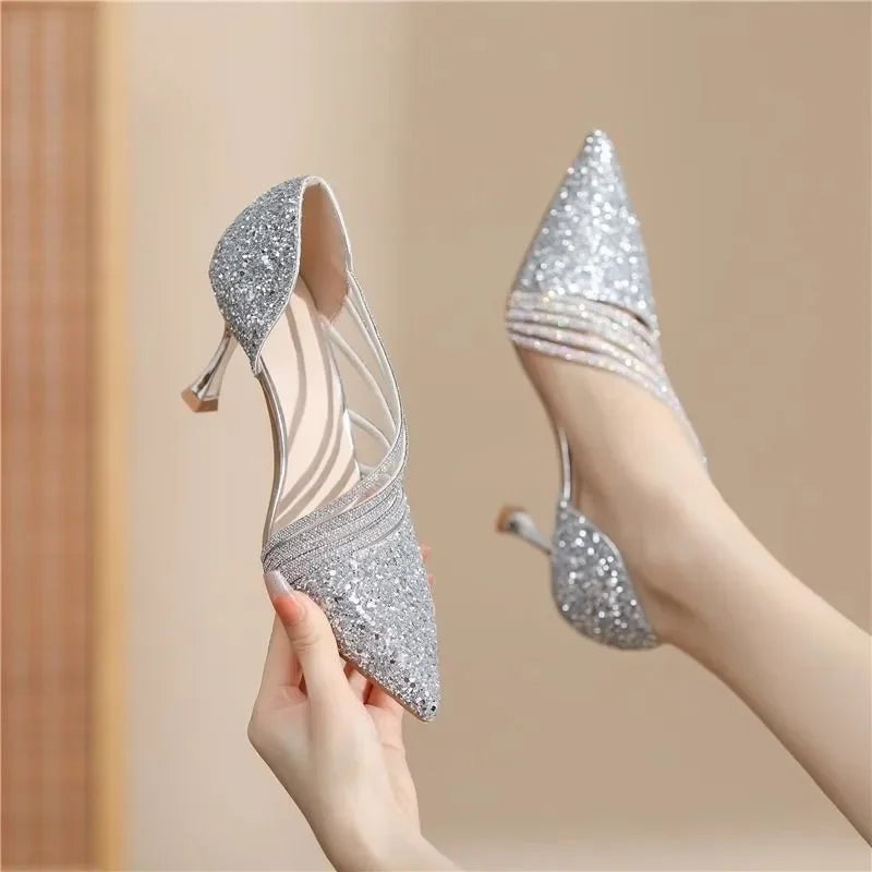 Sandals Woman Leather Velvet Shoes Suit Female Beige Low-heeled Suede Comfort Fashion Black Casual Solid Rubber Fabric Flock