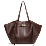 Lightweight Large Capacity 2025 New Bat-Shaped High Street Handbag European and American Style Trendy Single Shoulder Crossbody