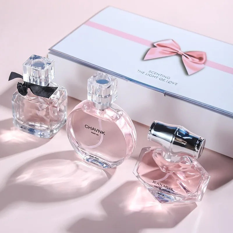 3x30ML Luxurious Feminine Perfume Elegant Sophisticated Fresh Soft Alluring Vibrant Long Lasting Captivating Refined Scent