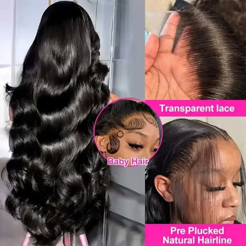 13x4 HD Lace Frontal Wig 13x4 Lace Front Human Hair Wigs For Black Women Body Wave Lace Front Wig Brazilian Hair Wig
