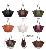 Lightweight Large Capacity 2025 New Bat-Shaped High Street Handbag European and American Style Trendy Single Shoulder Crossbody