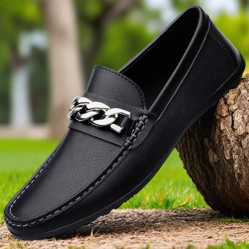 Simple Atmosphere, Non-Slip and Wear-Resistant, High-Quality Lazy One-Pedal, Light and Breathable Loafers