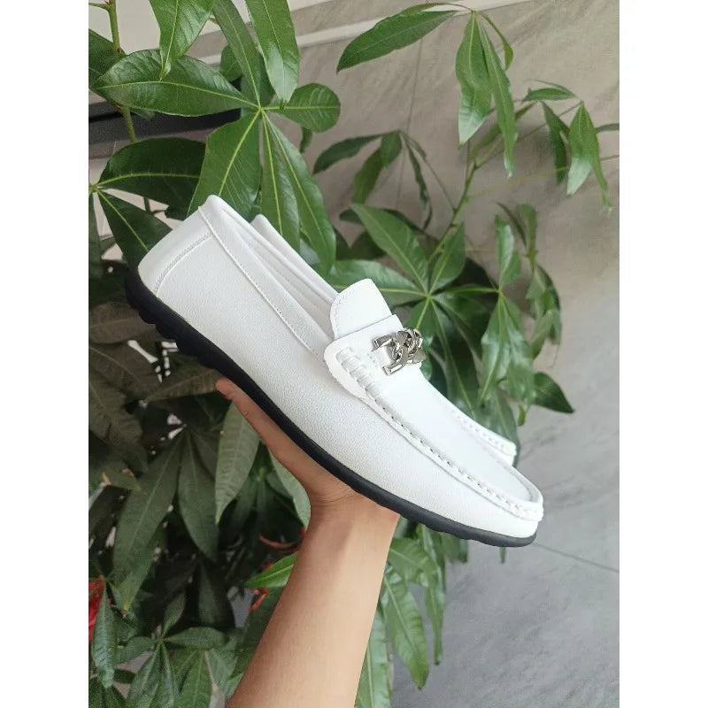 Simple Atmosphere, Non-Slip and Wear-Resistant, High-Quality Lazy One-Pedal, Light and Breathable Loafers