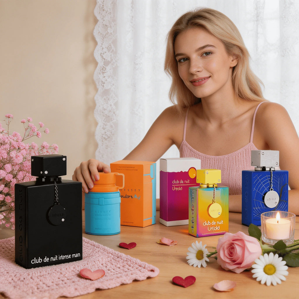 Armaf Island Bliss & Odyssey 100ml Unisex Perfume, Warm Spicy Amber Aroma, Cinnamon Lavender Heart with Vanilla Tobacco Musk Base, Long Lasting & Strong Projection for Wedding Party