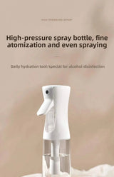 High Pressure Continuous Spray Bottle Hair Care Makeup Water Replenishing Spray Bottle Separate Bottle Press Mist Spray Bottle