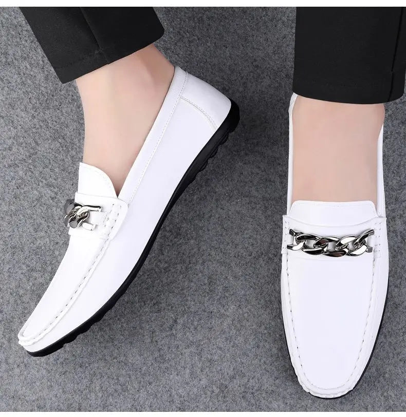 Simple Atmosphere, Non-Slip and Wear-Resistant, High-Quality Lazy One-Pedal, Light and Breathable Loafers