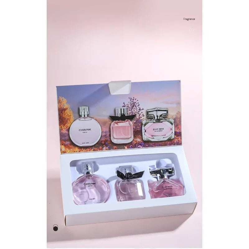 3x30ML Luxurious Feminine Perfume Elegant Sophisticated Fresh Soft Alluring Vibrant Long Lasting Captivating Refined Scent