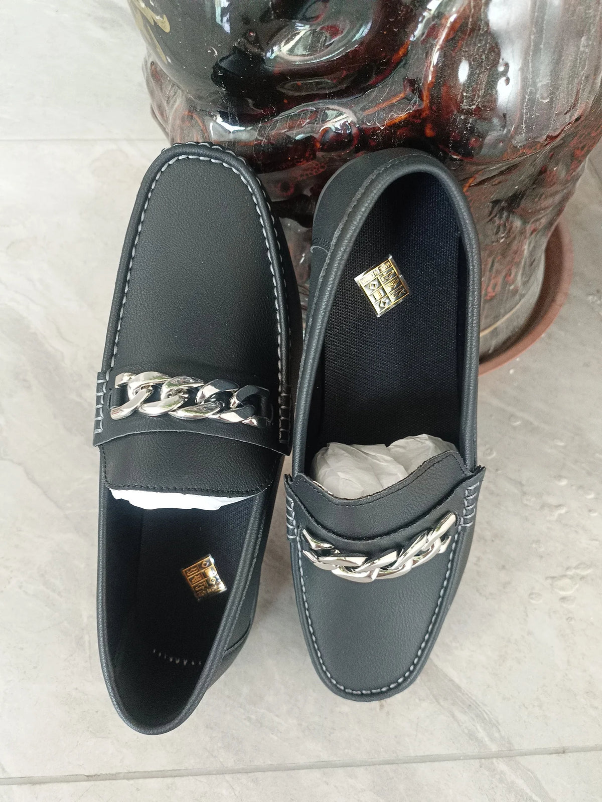 Simple Atmosphere, Non-Slip and Wear-Resistant, High-Quality Lazy One-Pedal, Light and Breathable Loafers