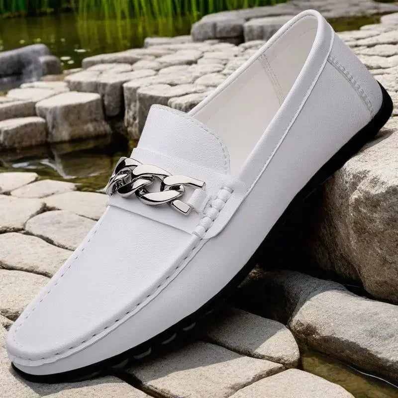 Simple Atmosphere, Non-Slip and Wear-Resistant, High-Quality Lazy One-Pedal, Light and Breathable Loafers