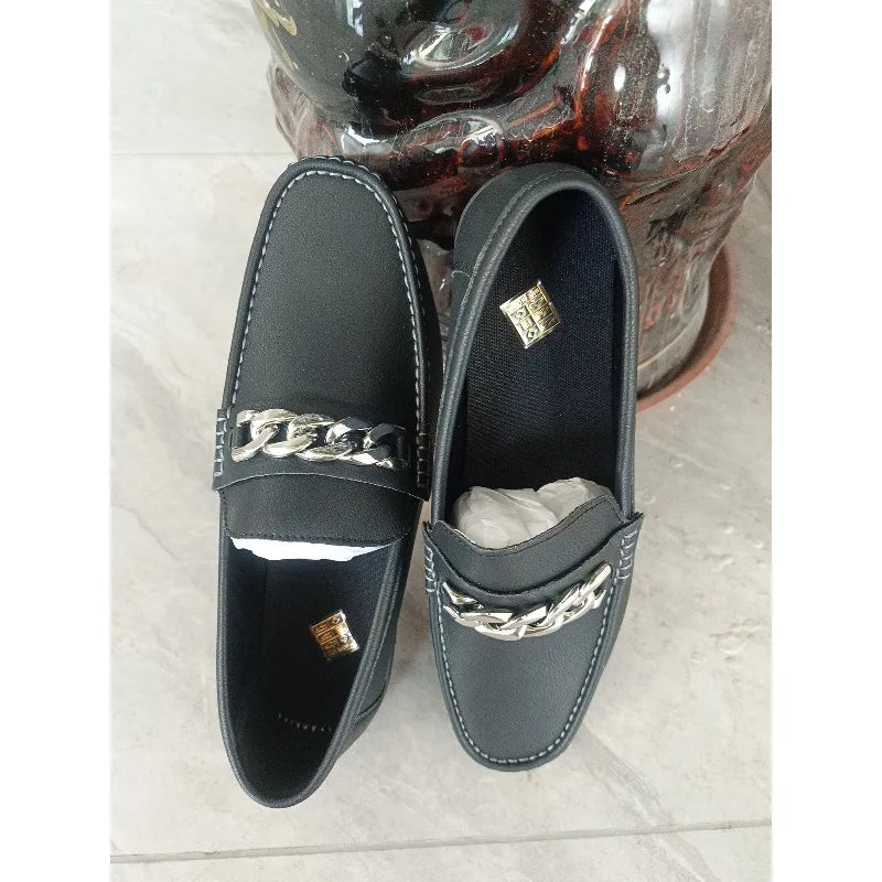 Simple Atmosphere, Non-Slip and Wear-Resistant, High-Quality Lazy One-Pedal, Light and Breathable Loafers
