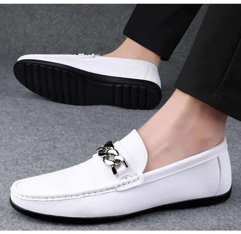 Simple Atmosphere, Non-Slip and Wear-Resistant, High-Quality Lazy One-Pedal, Light and Breathable Loafers