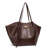 Lightweight Large Capacity 2025 New Bat-Shaped High Street Handbag European and American Style Trendy Single Shoulder Crossbody