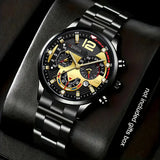Fashionable Men's Watches, Luxurious Quartz Watches, Calendar Clocks, Men's Business Leisure Watches