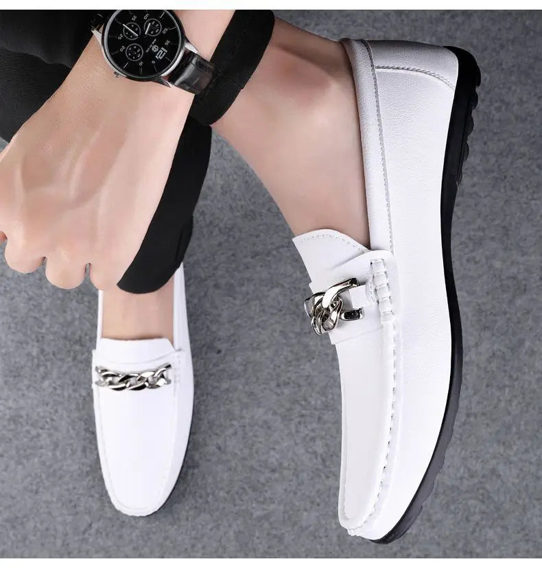 Simple Atmosphere, Non-Slip and Wear-Resistant, High-Quality Lazy One-Pedal, Light and Breathable Loafers
