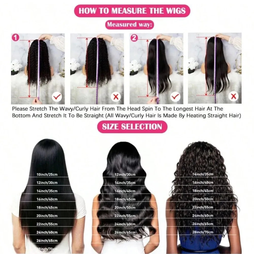 40 42 Inch Straight Human Hair Wigs 13x4 13x6 HD Lace Frontal Wigs For Women Glueless Bone Straight Lace Front Human Hair Wigs