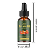 Natural Batana Oil For Hair Growth Pure Batana Oil Hair Shine Strengthen For Women Prevent Hair Loss Eliminate Split Ends 1/3pcs